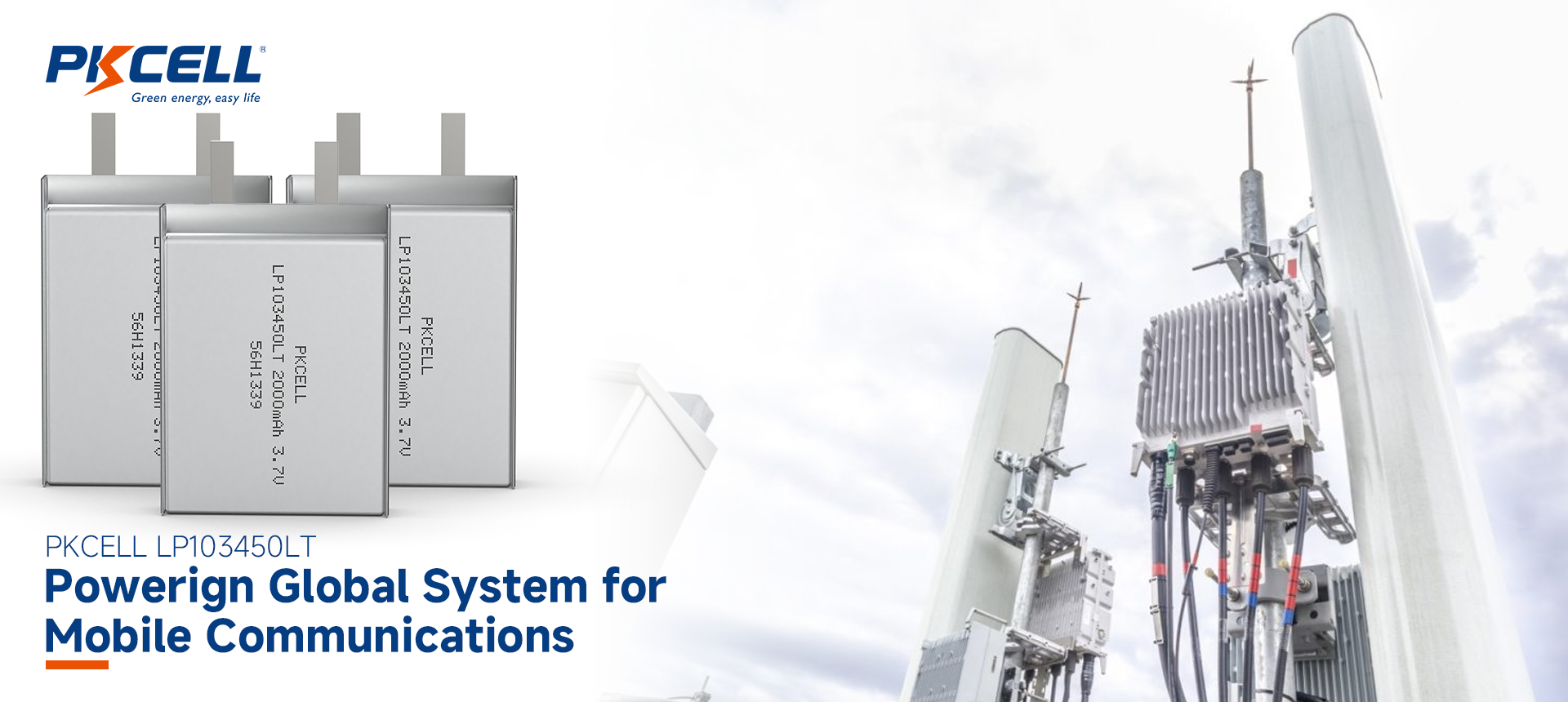 LP103450 battery application in GSM systems