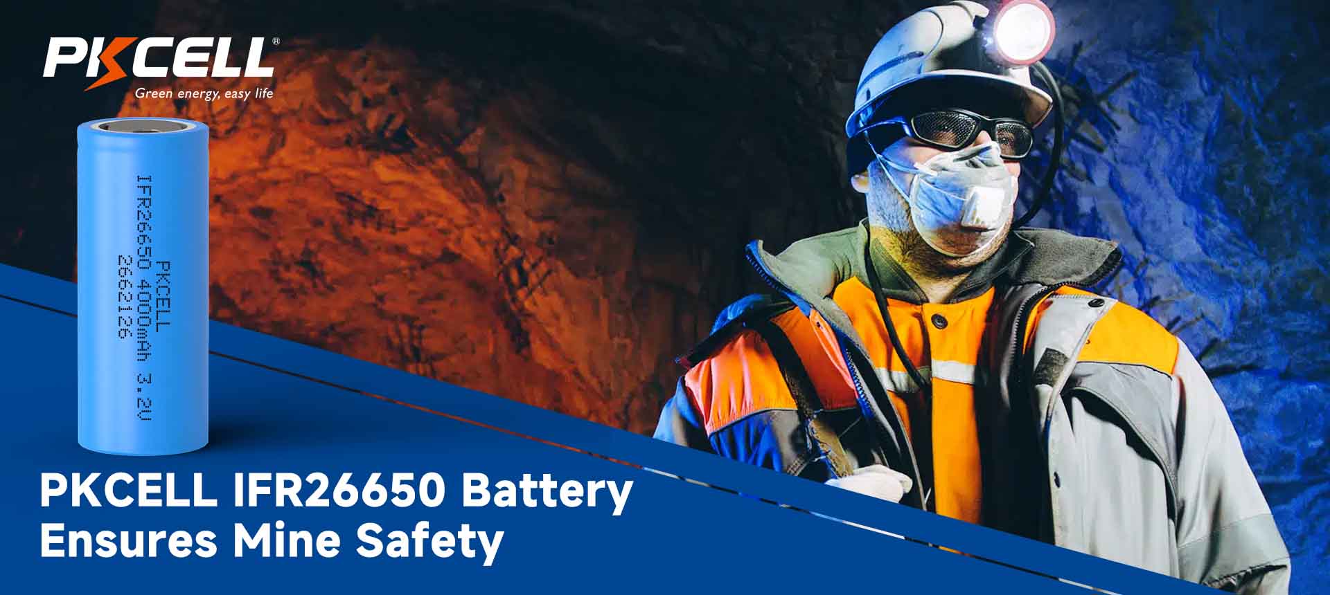 PKCell LiFePO4 battery ensures mine safety 1